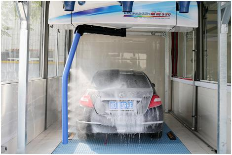 Das touculess Autowaschmaschinen-Waschsystem mit Wasserpumpensystem